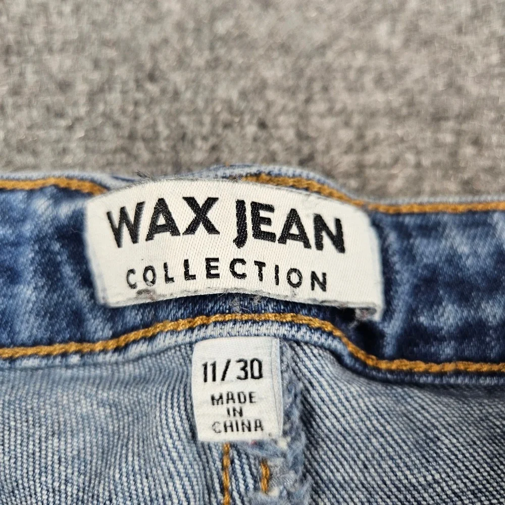 Wax Jean Collection Womens‎ Skinny Jeans Medium Wash Blue Denim Size 11/30 90284